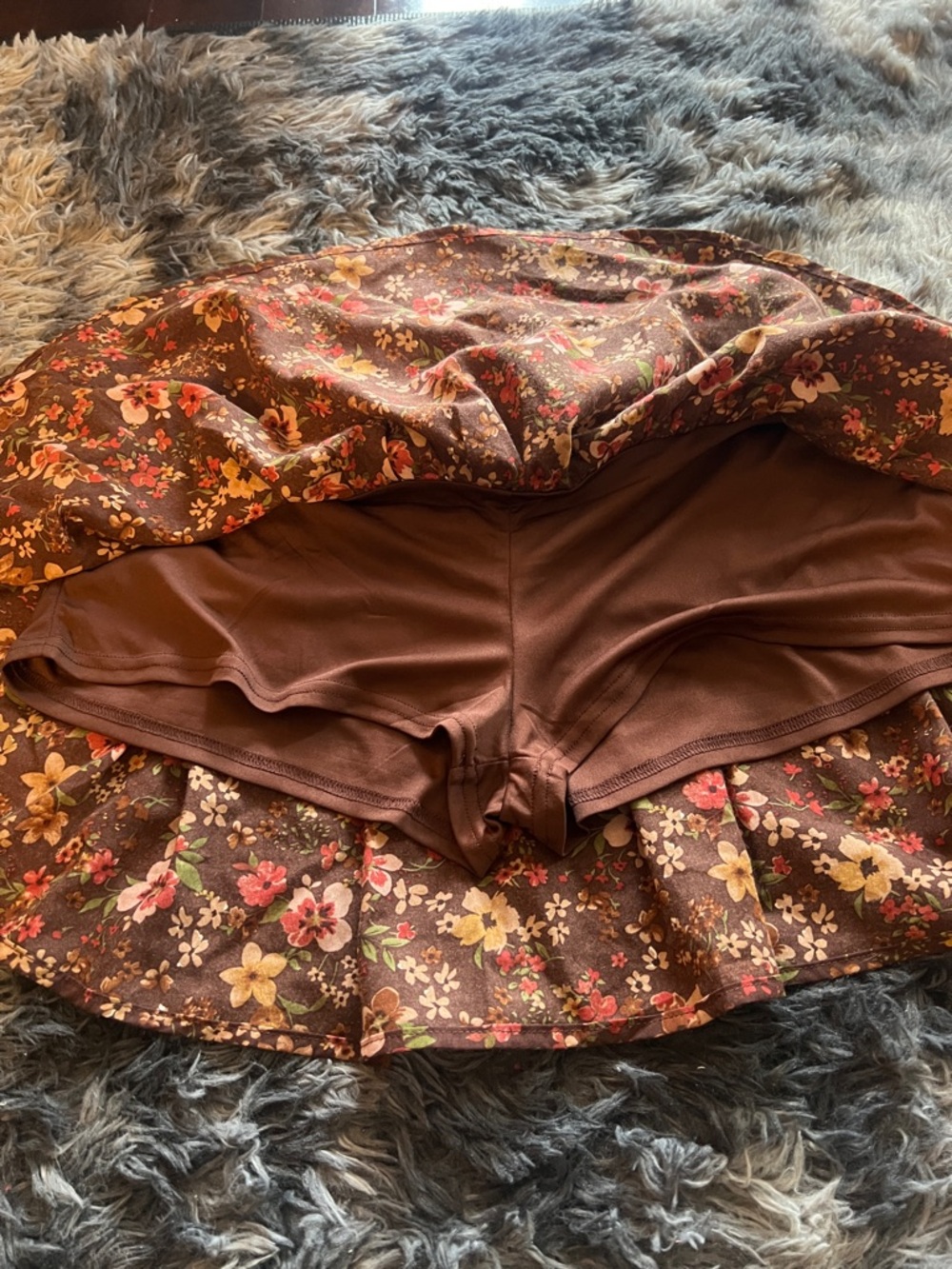 Blu Pepper‎ Floral Skort - Picture 5 of 9